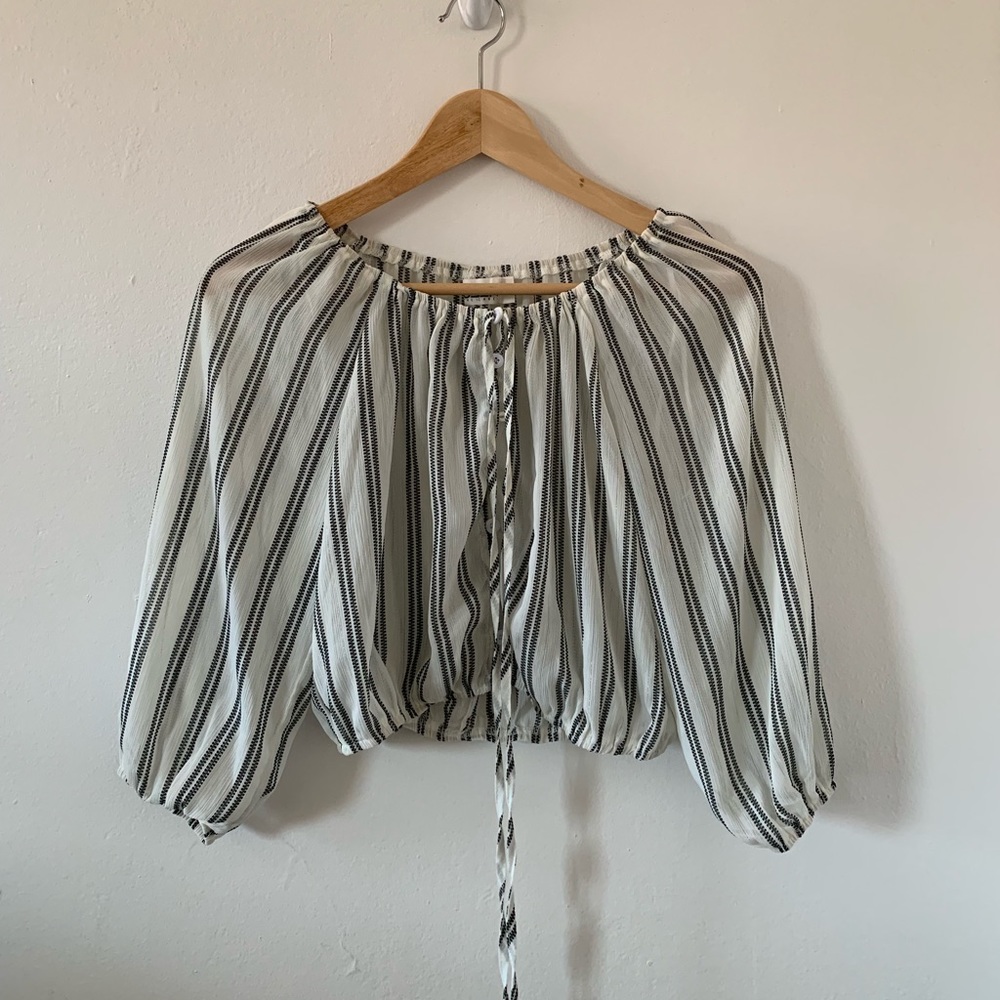 Striped Crop Top